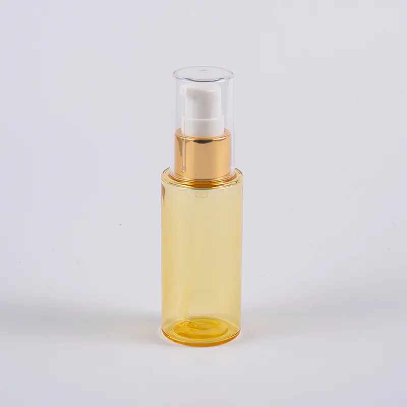 Poluprozirna boca okruglog oblika od 50 ml PETG debelog zida s pumpicom 