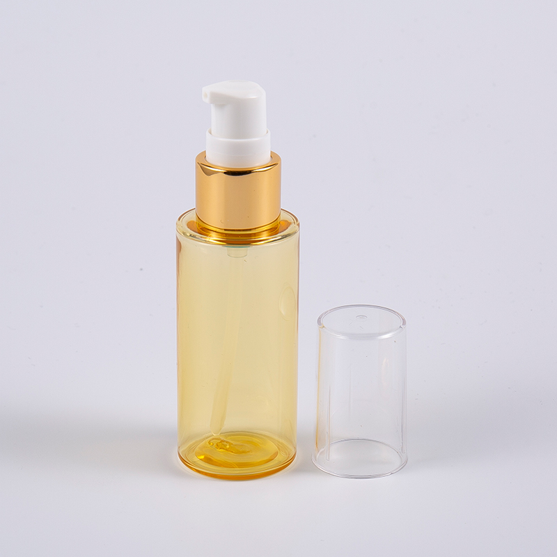 Poluprozirna boca okruglog oblika od 50 ml PETG debelog zida s pumpicom 