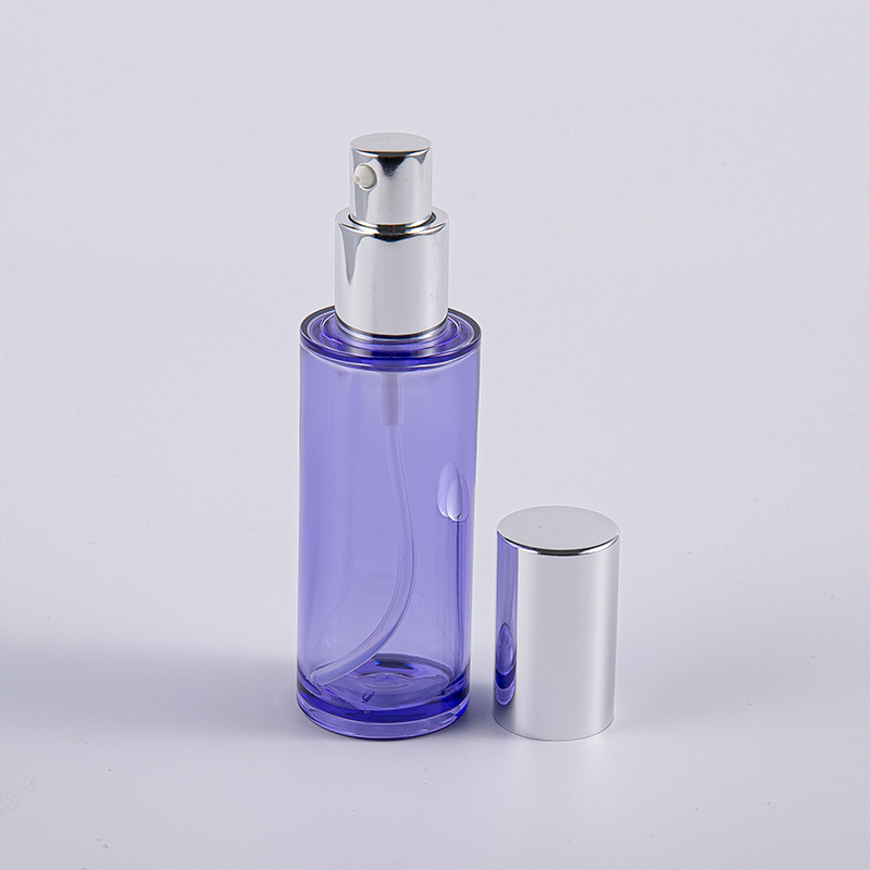 Visokokvalitetna okrugla bočica losiona od 35 ml s aluminijskom pumpicom za upotrebu na putovanju