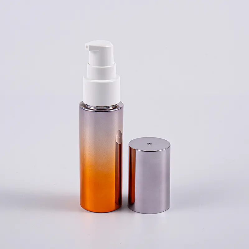 Okrugla boca PETG losiona od 30 ml raznih boja s pumpicom za upotrebu na putovanju