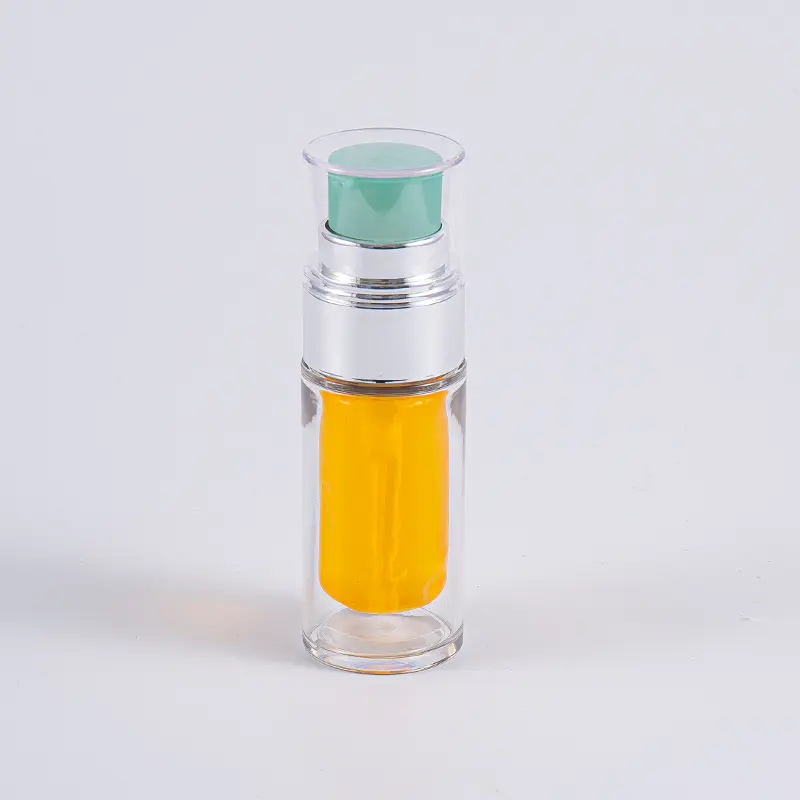 Prozirna PETG boca s višeslojnom kompozitnom unutarnjom vrećicom 30 ml 50 ml vakuumska boca s pumpicom Prozirna PETG boca s višeslojnom kompozitnom unutarnjom vrećicom 30 ml 50 ml vakuumska boca s pumpicom