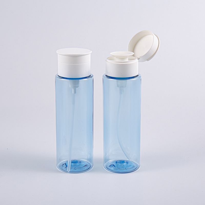 Prozirne plave bočice za skidanje šminke od 200 ml