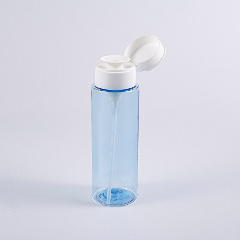 Prozirne plave bočice za skidanje šminke od 200 ml Prozirne plave bočice za skidanje šminke od 200 ml