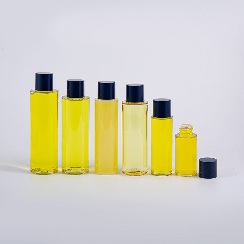 50ml 100ml 120ml 130ml 170ml 200ml PETG okrugla boca losiona s okruglim čepom na navoj i malim umetcima