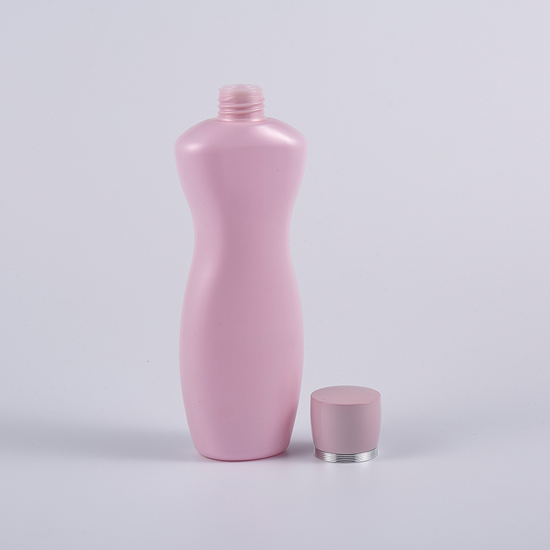 Ružičasto ljubičasta boca ergonomskog oblika od 200 ml PE losiona za tijelo za kupanje
